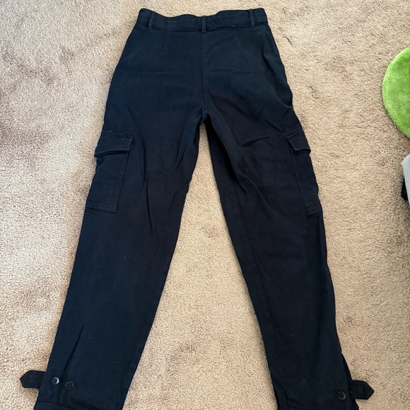 Wilfred Free Gorpcore Aritzia Utility Pants Size 4 Women’s Navy Blue Button Fly - Picture 12 of 15